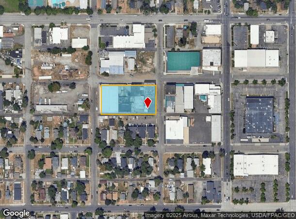  1327 N Oak St, Spokane, WA Parcel Map