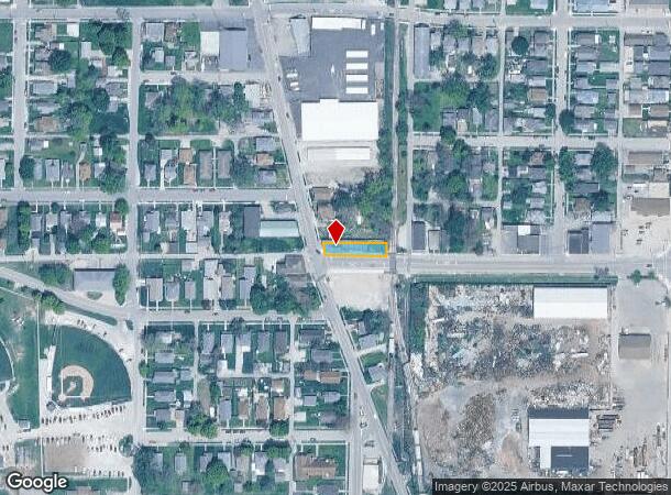 1350 S 14Th St, New Castle, IN Parcel Map