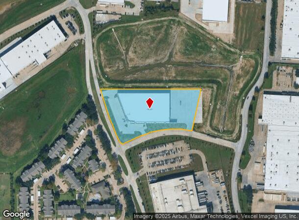  10450 Greens Crossing Blvd, Houston, TX Parcel Map