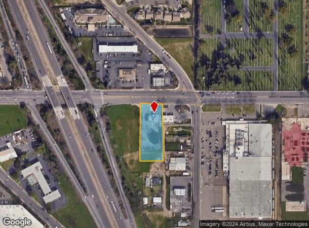  1610 W Main St, Turlock, CA Parcel Map