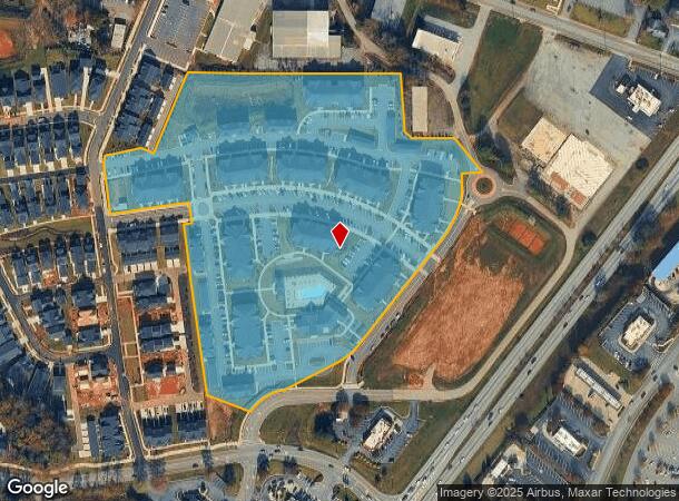 12301 S Eubank Ave, Travelers Rest, SC Parcel Map