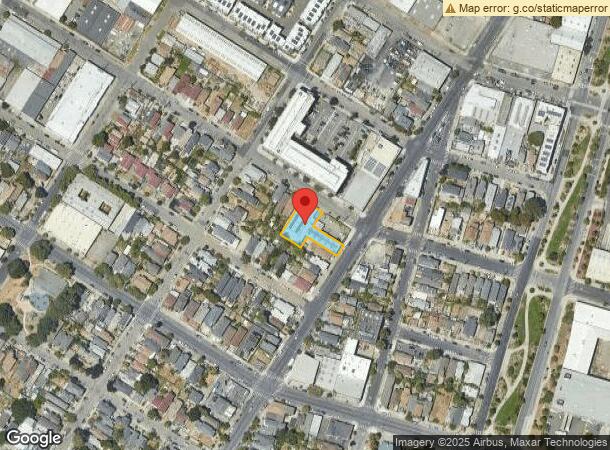  1525 Peralta St, Oakland, CA Parcel Map