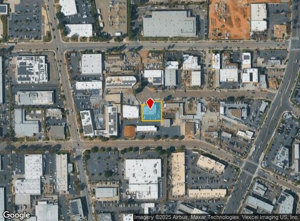 7667 Vickers St, San Diego, CA Parcel Map