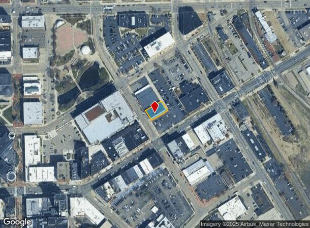  100 N Edwards St, Kalamazoo, MI Parcel Map