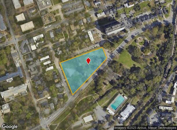 1707 Blossom St, Columbia, SC Parcel Map