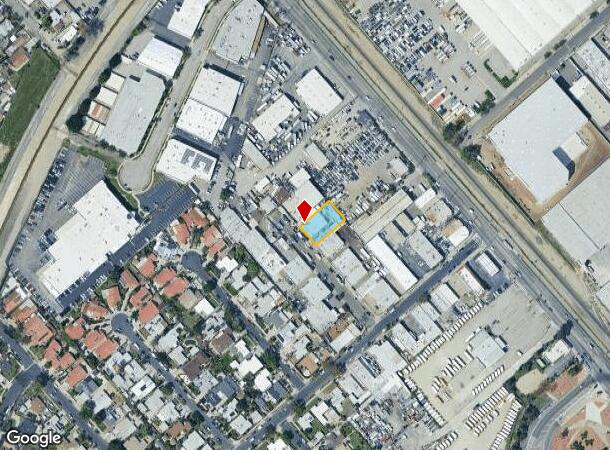 11254 Ilex Ave, Pacoima, CA Parcel Map