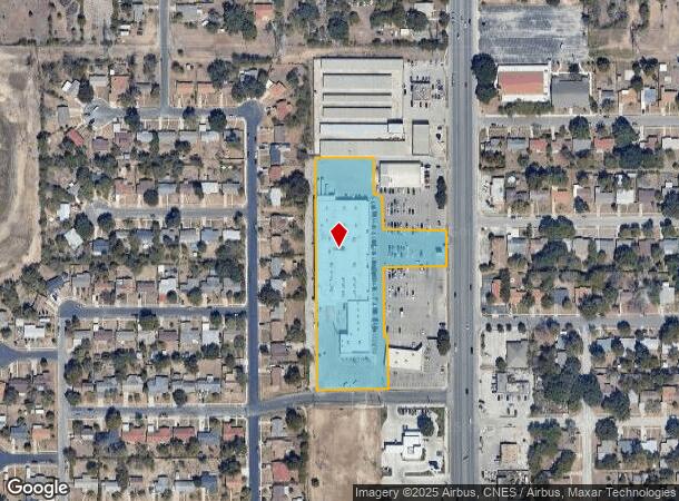  1721 S Ww White Rd, San Antonio, TX Parcel Map