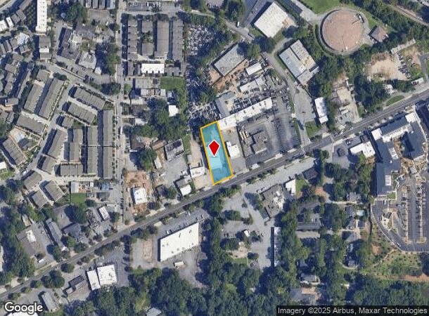  1858 Cheshire Bridge Rd Ne, Atlanta, GA Parcel Map