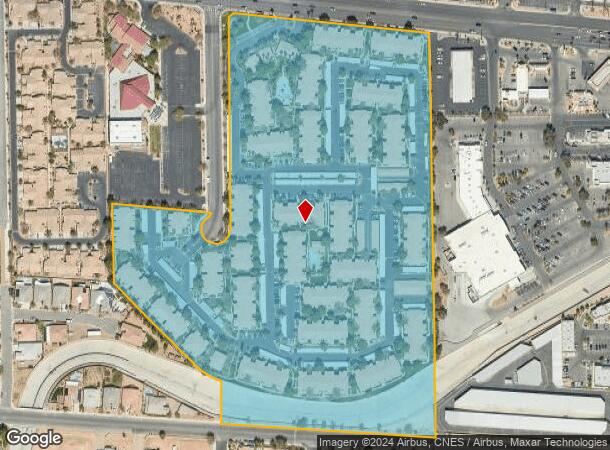  2121 E Warm Springs Rd, Las Vegas, NV Parcel Map