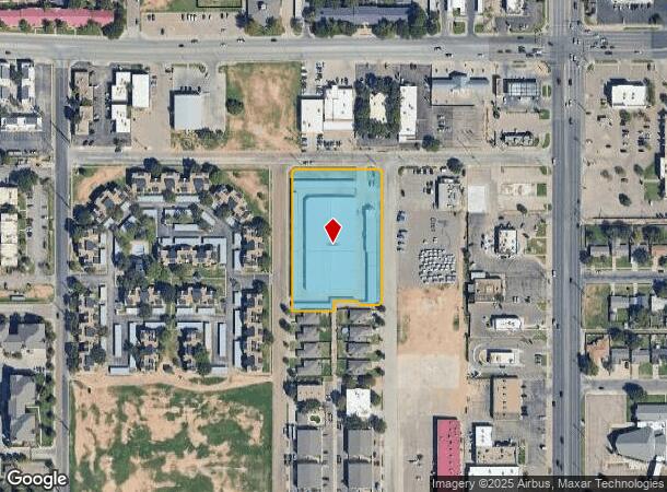  5217 51St St, Lubbock, TX Parcel Map