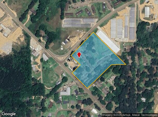 1362 Union Street Ext Ne, Brookhaven, MS Parcel Map