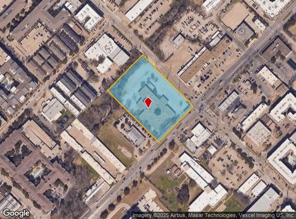  5701 Maple Ave, Dallas, TX Parcel Map