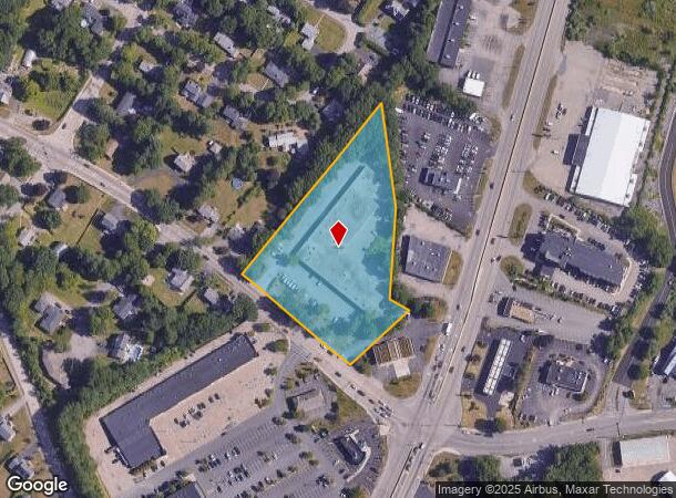  486 High Plain St, Walpole, MA Parcel Map
