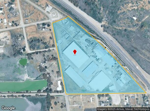 1320 E Division St, Slaton, TX Parcel Map