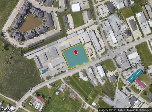 284 S Hollywood Rd, Houma, LA Parcel Map