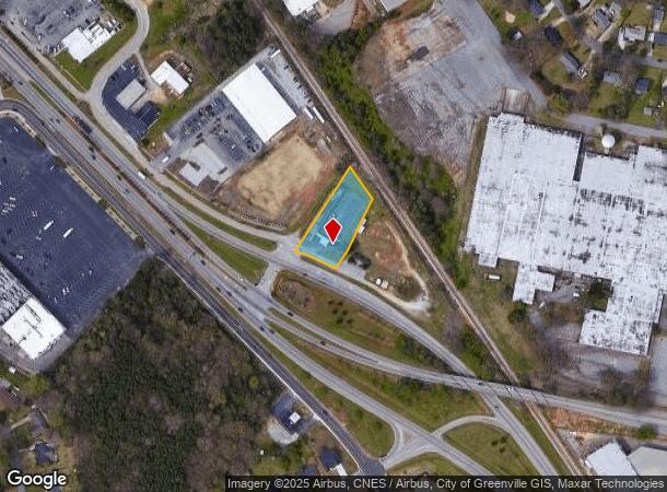  215 S Main St, Mauldin, SC Parcel Map
