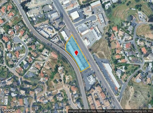 1275 S Santa Fe Ave, Vista, CA Parcel Map