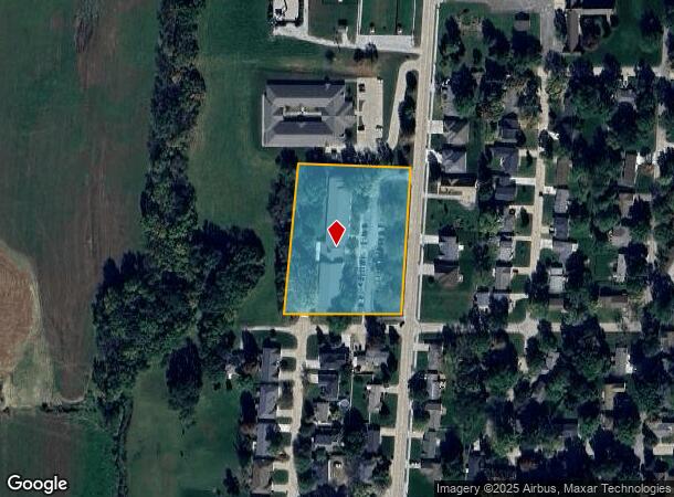  1229 N Hackberry St, Wahoo, NE Parcel Map