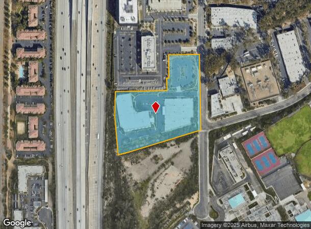  10620 Treena St, San Diego, CA Parcel Map