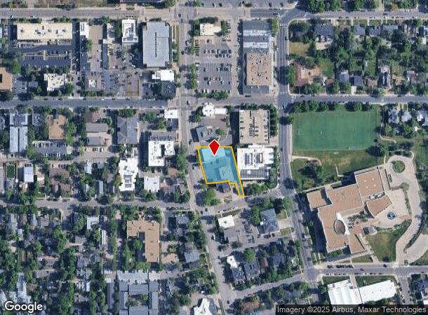  2516 Broadway St, Boulder, CO Parcel Map