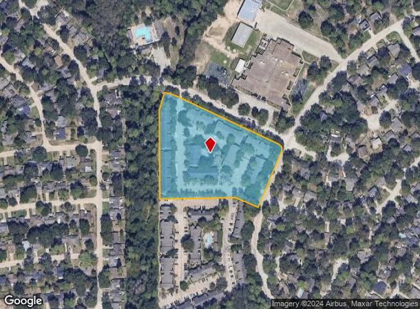  2921 Sycamore Springs Dr, Kingwood, TX Parcel Map