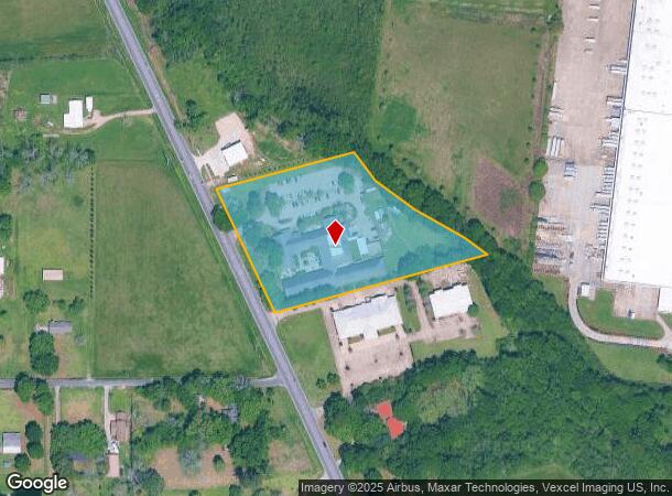 2520 N University Ave, Lafayette, LA Parcel Map