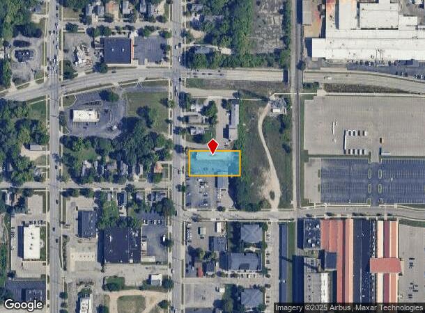  812 N Larch St, Lansing, MI Parcel Map