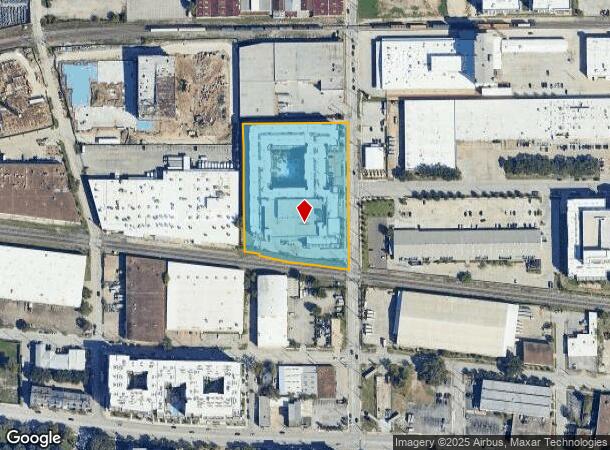 1215 Sawyer St, Houston, TX Parcel Map