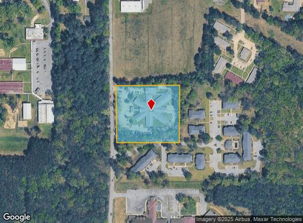 6301 S Hazel St, Pine Bluff, AR Parcel Map