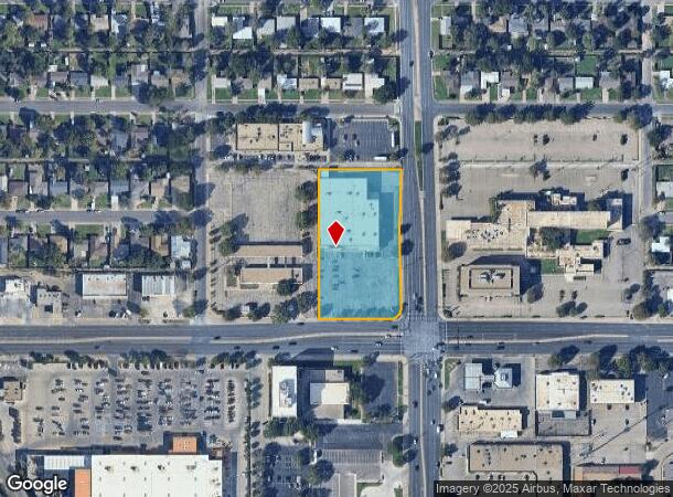  2504 50Th St, Lubbock, TX Parcel Map