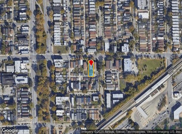  2307 W 35Th St, Chicago, IL Parcel Map