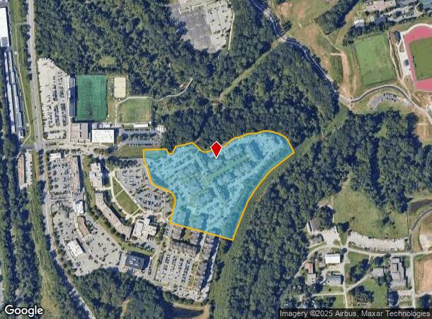  2 Boulevard Cir, Owings Mills, MD Parcel Map