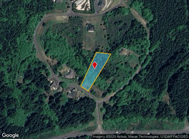  917 N Lake Hill Rd, Hoquiam, WA Parcel Map
