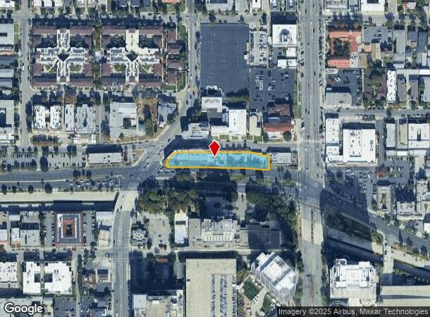  1000 N Central Ave, Glendale, CA Parcel Map