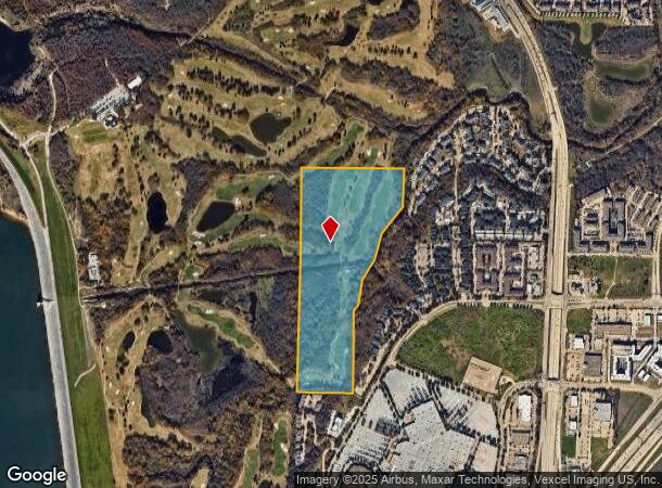 1600 Fairway Dr, Grapevine, TX Parcel Map
