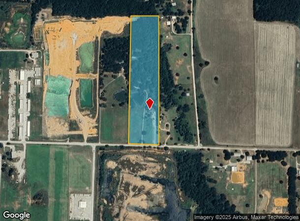  9363 Ike Byrom Rd, Aubrey, TX Parcel Map