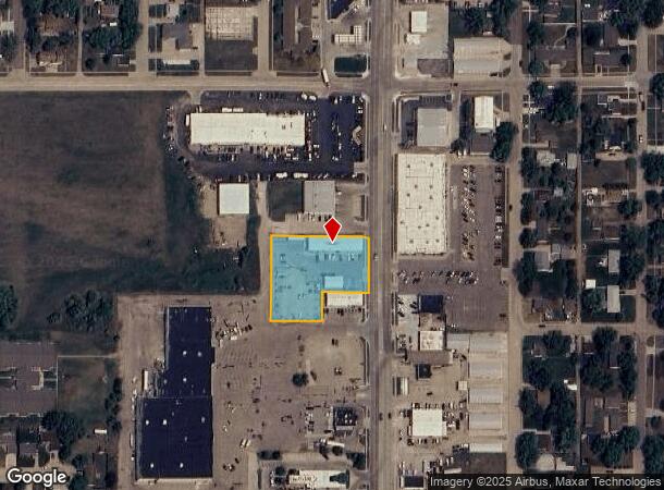  836 S Burlington Ave, Hastings, NE Parcel Map