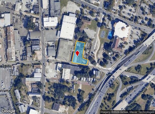  1225 W Church St, Jacksonville, FL Parcel Map