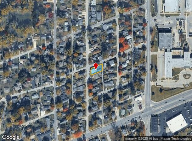 223 Raines St, Plainfield, IN Parcel Map