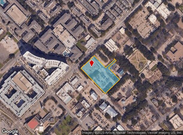  2800 Live Oak St, Dallas, TX Parcel Map