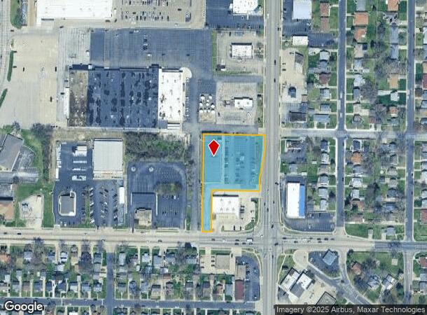 3125 N University St, Peoria, IL Parcel Map