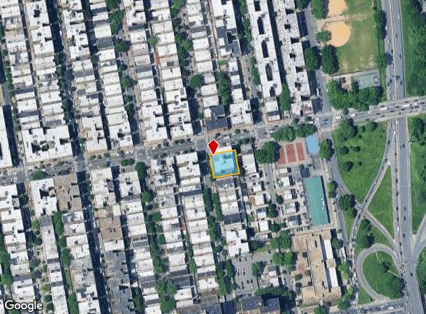 1064 Manor Ave, Bronx, NY Parcel Map