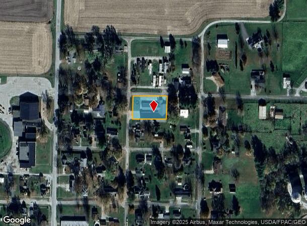  200 E Edwards St, Joy, IL Parcel Map