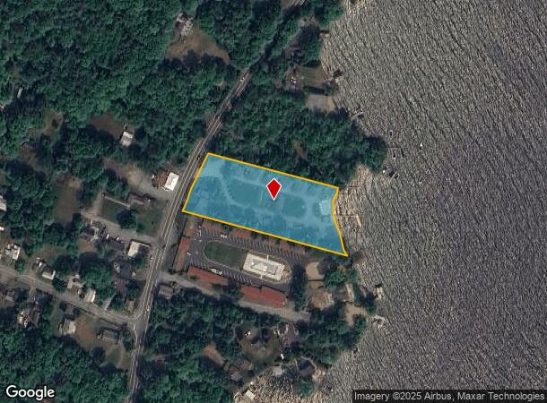  3722 Lake Shore Dr, Diamond Point, NY Parcel Map