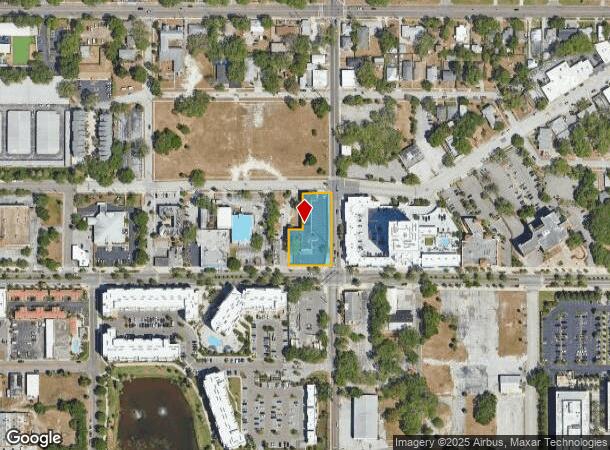 1024 Cleveland St, Clearwater, FL Parcel Map