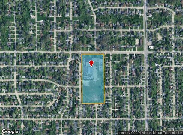  5815 E 42Nd St, Indianapolis, IN Parcel Map