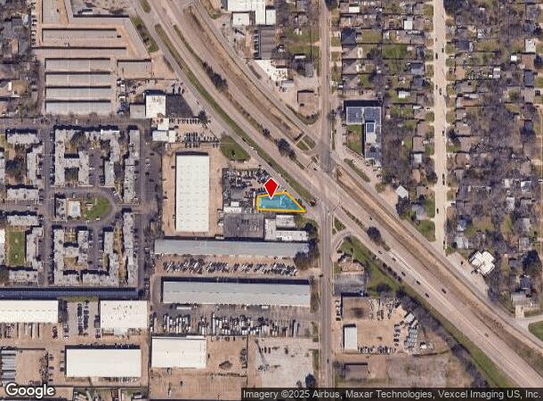  1402 W Irving Blvd, Irving, TX Parcel Map