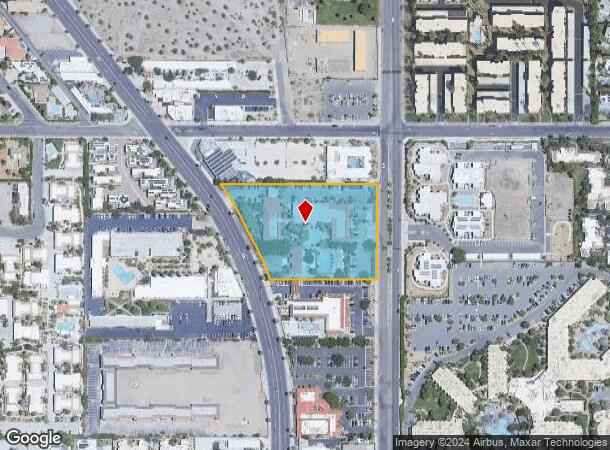  2000 N Palm Canyon Dr, Palm Springs, CA Parcel Map