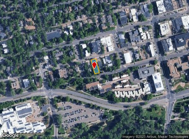  711 Walnut St, Boulder, CO Parcel Map