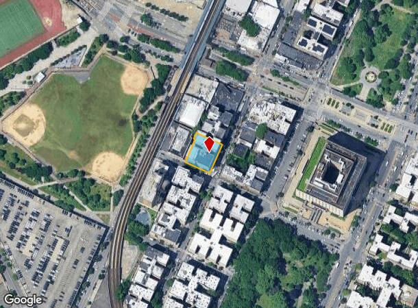  831 Gerard Ave, Bronx, NY Parcel Map
